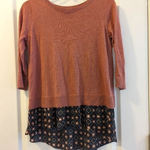 Loft Outlet sweater blouse xxsp